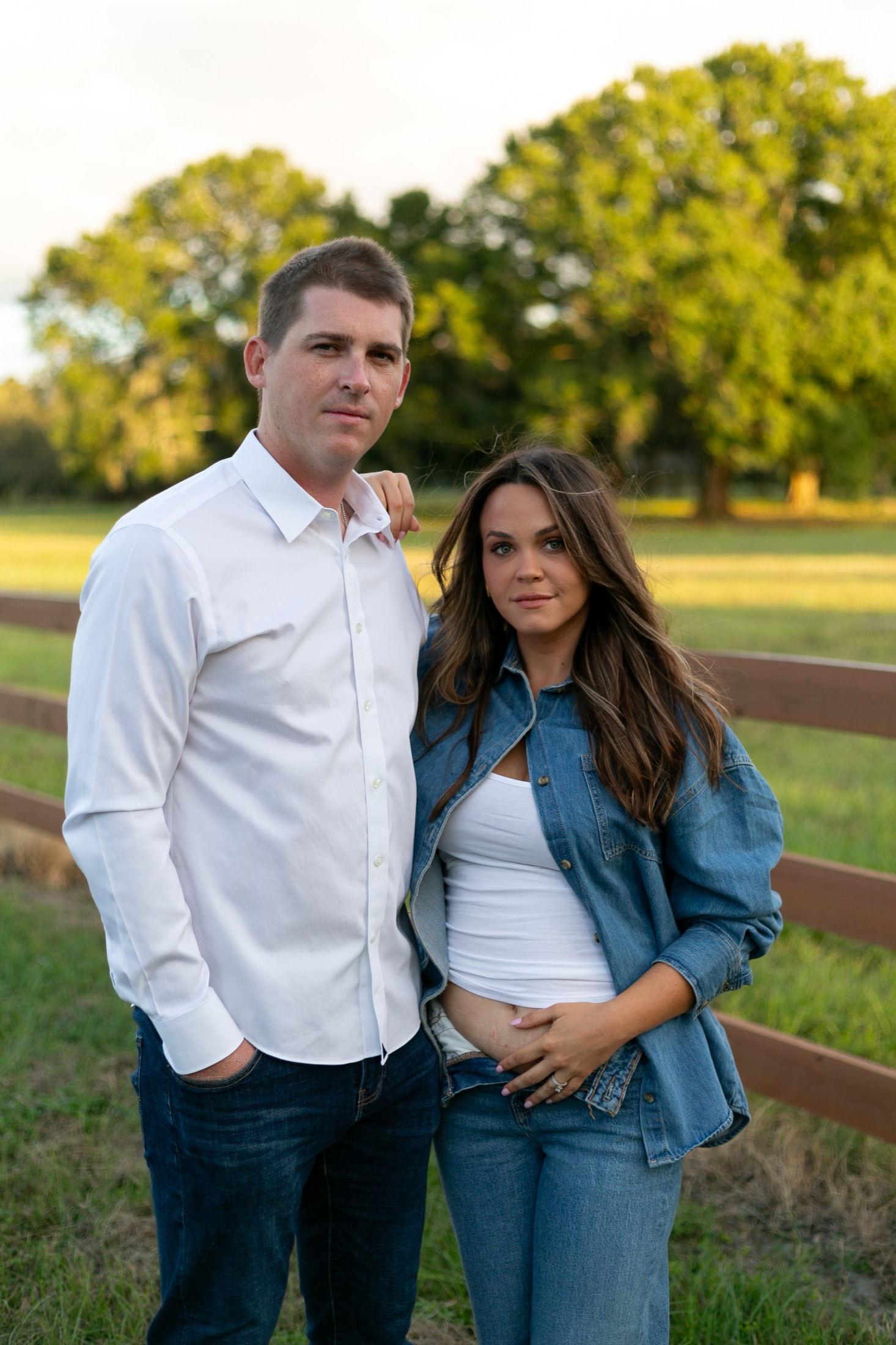 Maternity session portrait